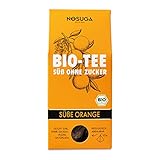 NOSUGA Bio Tee 'Süße Orange' im Pyramidenbeutel | 10x10 Beutel | Orangentee mit...