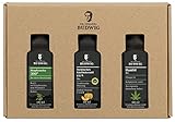 Dr. Budwig Probierpaket (3x 100 ml) enthält 1x Steirisches Bio-Kürbiskernöl g.g.A., 1x...
