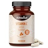 Vitamin C 180 Kapseln | natürliches Vitamin C aus Acerola-Hagebutte & Camu Camu...