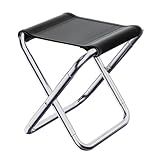 OVERTOYOU Campinghocker, Mini-Klapphocker, kleine Bank, Aluminiumlegierung, Halterung,...