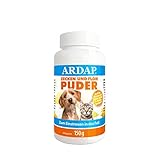ARDAP Zecken und Floh Puder 150g - Für Hunde und Katzen - Zum Einstreuen in das Fell -...