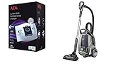 AEG VX9-2-ÖKO Staubsauger mit Beutel + GR210SM Staubbeutel (70%...