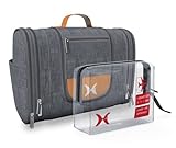 holivel.® Premium XXL Kulturtasche für Damen & Herren I Großer Kulturbeutel...