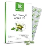 Healthspan Hochfester Grüner Tee (90 Tabletten) | Mit Chrom & Vitamin B2 zur...