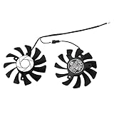 Bopfimer HA8010H12F-Z 75MM 2Pin GTX1050Ti GPU KüHler LüFter für Geforce GTX 1050Ti...