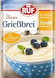RUF Griessbrei Vanille, 2-3 Portionen als Dessert, Zwischenmahlzeit oder süße...