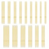 75 Stücke Bambus Stricknadeln Set, 15 Größen (2,0 mm - 10,0 mm) Doppelspitzig...