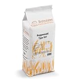 Brotzutaten 3 x 1 kg Roggenmehl Type 997 I helles Roggenmehl, ideal zum Brotbacken I...