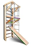 Sportgerät Turnwand Kinder Gym Sport-3-240-Farbe Klettergerüst Fitness...