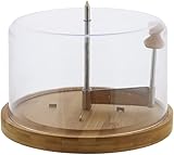 Kesper | Käsehobel mit Haube | FSC Bambus | rostfreier Edelstahl | ø 21 cm |...