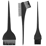 Yibaijia 3 Stück Haarfärbepinsel Set, Farbpinsel Haare, Pinsel zum Haare Färben,...