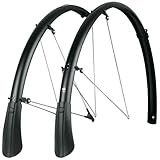 SKS GERMANY BLUEMELS MATT 28' 35MM BLACK SET Schutzblech-Set, Fahrradzubehör (aus...