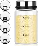 TIECHI 150ml Gewürzgläser mit Streueinsatz, 1 Stück Borosilikatglas Gewürzstreuer mit...