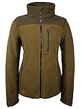 Hubertus Damen Fleece Jagdjacke Oliv Braun (S)
