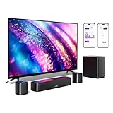 ULTIMEA 5.1 Surround Sound System, Soundbar für TV Geräte mit App Steuerung, Soundbar...