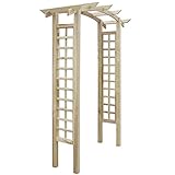 Tidyard Gartenbogen Rosenbogen Holz Pergola Rankgitter Spalier Torbogen Garten Rankhilfe...