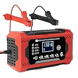 12-V-Autobatterieladegerät, 12-V-Batteriewartungsgerät 6A Automatischer...
