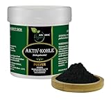 VITA IDEAL Vegan® AKTIV - KOHLE PULVER 200g - Carbo pulveratur - Pflanzenkohle -...