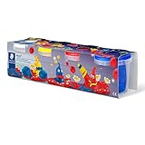 STAEDTLER Spielknete Noris, Basisfarben, besonders weich und einfach zu kneten, klebt...