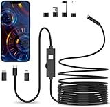 Endoskopkamera mit Licht, 1080P HD Endoskop-Kamera Handy mit Licht Wasserdichtes Ip67 Kein...