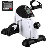 EVOLAND Heimtrainer Mini Fitnessbike, Arm und Beintrainer Pedaltrainer mit LCD Display,...