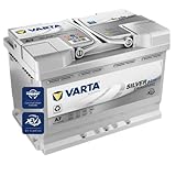 VARTA Silver Dynamic AGM Batterie A7 (E39) – Start-Stop und xEV Autobatterie 12V 70Ah...