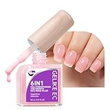 Gelike ec Nagelhärter Wachstums Nagel Rillenfüller: 6 in 1 Sheer Pink...