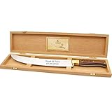 Sterngraf Champagnersäbel mit Gravur (z.B. Namen) in edler Holzbox, Länge 42cm, Laguiole...