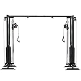 SUPRFIT - Kabelzug Fitness Kraftstation für zuhause inkl. Steckgewichte bis...
