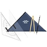 Navigationsbesteck für den Sportbootführerschein SBF See & Binnen | Navigationszirkel,...