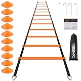 Yissvic Fussball Trainingszubehör Kinder Koordinationsleiter Trainingsleiter Jungen mit...