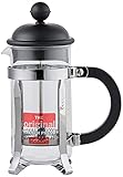 Bodum 1913-01 CAFFETTIERA Kaffeebereiter (French Press System, Permanent Edelstahlfilter,...