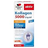 Doppelherz Kollagen 5000 Liquid - mit Kollagenhydrolysat, Chondroitinsulfat, Vitaminen und...