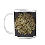 Thailändische Zollkultur Verbreitung Goldfolie Becher Keramik Kaffee Porzellan Tasse...