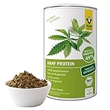 Raab Vitalfood Bio Hanf-Protein 500 g, rein pflanzlich, Protein-Pulver mit 49 % Protein,...