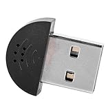 Shanrya USB Mini Studio Sprachmikrofon, Mikrofon Praktisches 360° Rundstrahlmikrofon Hohe...