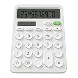 GUYUCOM Taschenrechner Groß Tasten, 12-Digit Taschenrechner Klein mit großem...