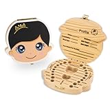 GrueGard Milchzahndose, Zahndose Milchzähne Mädchen mit Display Funktion, Zahnbox...