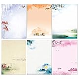 Schreibwaren-Set, japanisches Briefpapier, 48 Stück, Schreibpapier und...