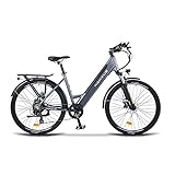 nakxus 26M208 E-Bike, Elektrofahrrad 26'' Trekkingrad E-Cityrad mit 36V 12,5Ah...