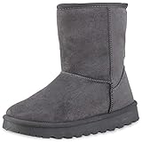 VAN HILL Damen Warm Gefütterte Winter Boots Stiefeletten Bequeme Profilsohle Schuhe...
