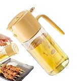 Sprühgerät ohne Aerosol, Glas-Ölspender, Grill-Ölsprüher, vielseitig einsetzbar,...