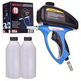 Sandstrahlpistole 510 ml im Set mit 2 kg Strahlgut (Korund) und Schnellverbinder...