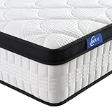 slily Matratze 160x200 cm Höhe 24cm, H3 H4 Mittelfest Orthopädische 7-Zonen...