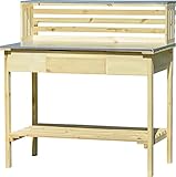 dobar 29141FSCe - XXL Premium Pflanztisch aus robustem Kiefernholz - Gärntertisch mit...