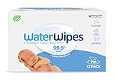 WaterWipes plastikfreie, originale Reinigungstücher für Babys, 720 Stück (12...
