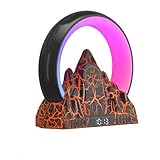 Bammare Lichtwecker Wake Up Light mit kabellosem Ladegerät und RGB Licht, Smart Wecker...