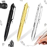 Mikqky 3 Stück Taktischer Stift Selbstverteidigung, Pack Of 3 Tactical Ballpoint Pen,...