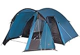 High Peak Kuppelzelt Tessin 5, Campingzelt mit Vorbau, 2 Eingänge, Familien-Zelt für 5...