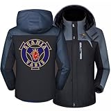 Herren Skijacke Für SCANIA, Dicker Funktionsjacke Herren Winterjacke Fleece Lined...